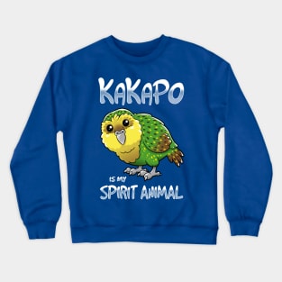 Kakapo Spirit Animal Crewneck Sweatshirt